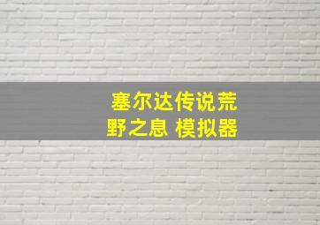 塞尔达传说荒野之息 模拟器